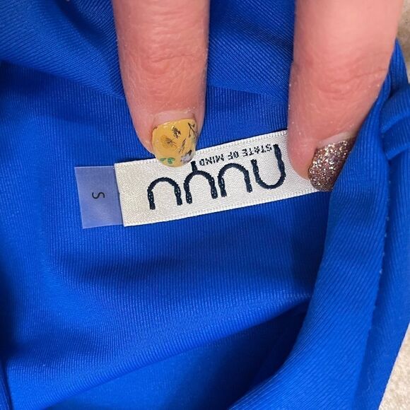 Nuyu Crisscross One Piece Swimsuit Size S NWT - Picture 5 of 7